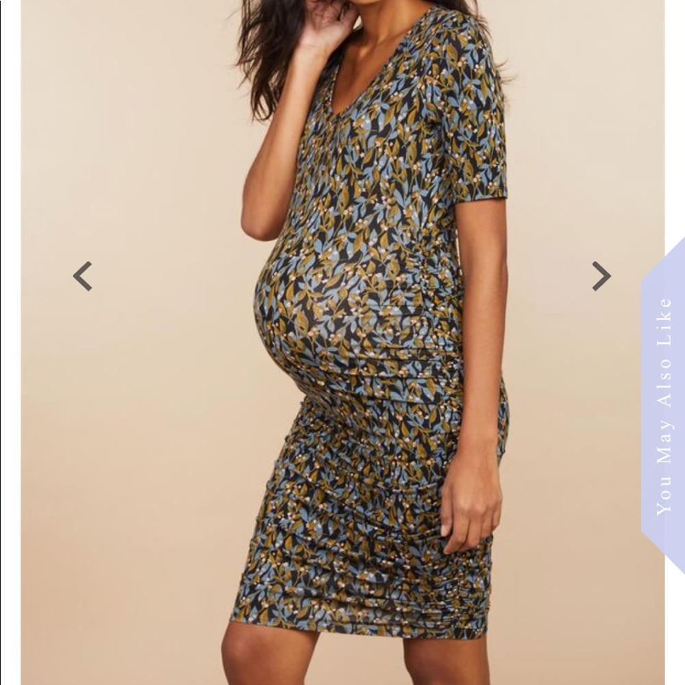 Maternity print dress